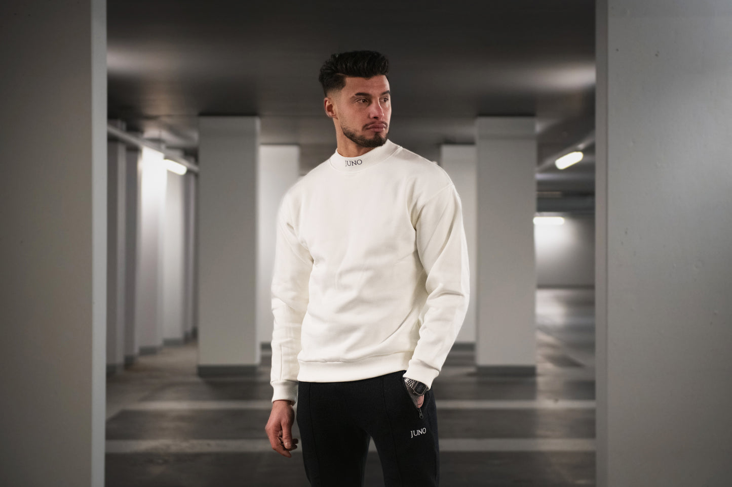 Sweater basic offwhite