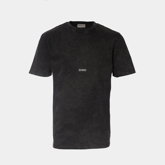 Loose fit tee garment dye grey