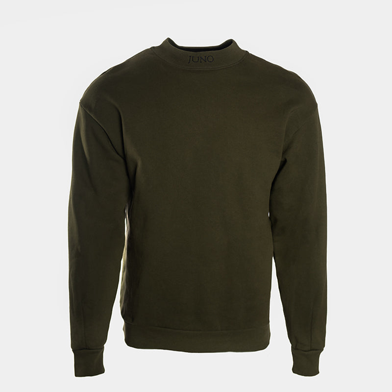 Sweater basic dark green